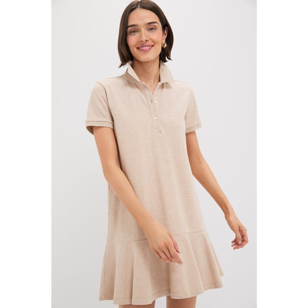 TUCKERNUCK Sandstone Pique May Polo Dress Size M NWT Retail $148 Tuckernuck